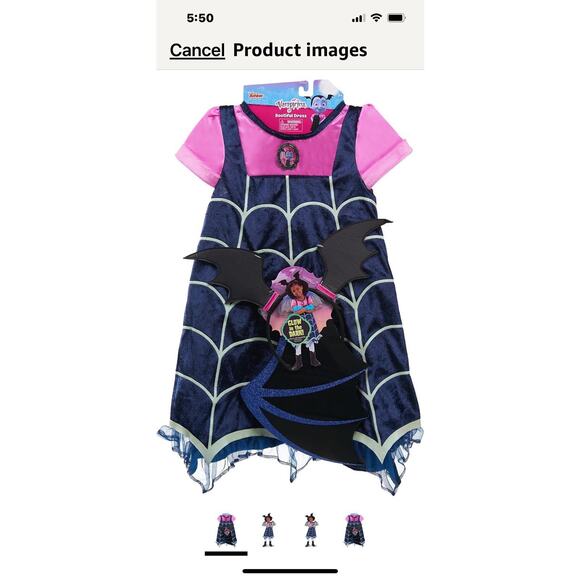 Vampirina 78050 Boo-Tiful Dress - Picture 2 of 13